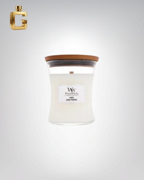 Świeca zapachowa - Woodwick Linen (85g)