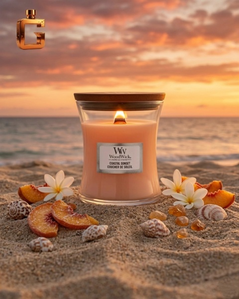 Świeca zapachowa - Woodwick Coastal Sunset (85g)