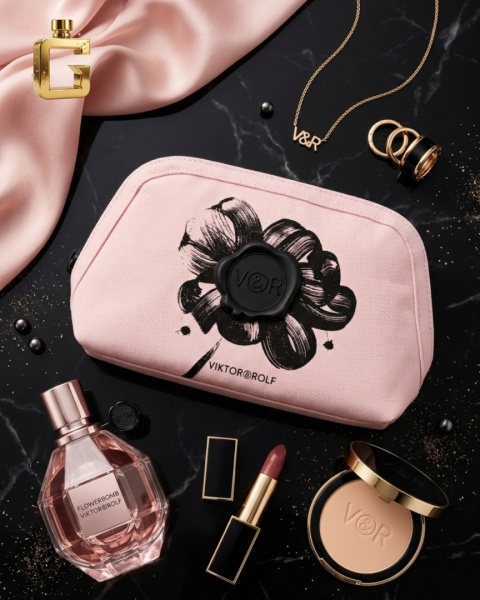 Viktor & Rolf - Kosmetyczka damska (różowa)